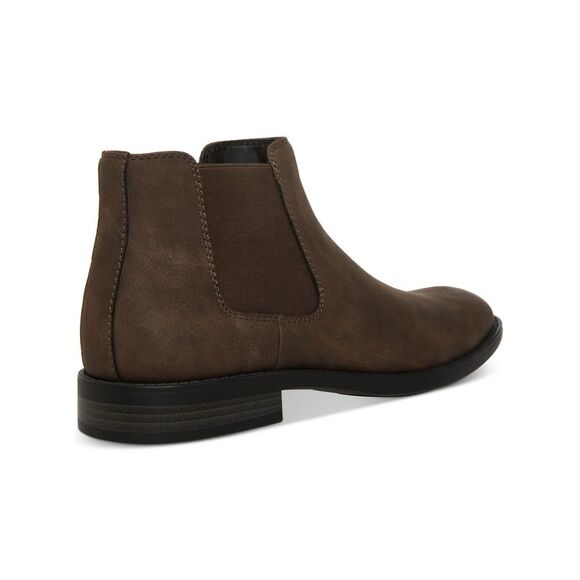 MADDEN Mens Brown Cushioned Goring Maxxin Round Toe Block Heel Chelsea 12 - Picture 2 of 2